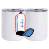 10 oz. White Stainless Steel Short Tumbler Thumbnail