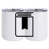 10 oz. White Stainless Steel Short Tumbler Thumbnail