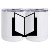 10 oz. White Stainless Steel Short Tumbler Thumbnail