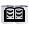 10 oz. White Stainless Steel Short Tumbler Thumbnail