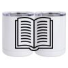 10 oz. White Stainless Steel Short Tumbler Thumbnail