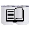 10 oz. White Stainless Steel Short Tumbler Thumbnail