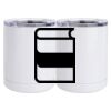 10 oz. White Stainless Steel Short Tumbler Thumbnail