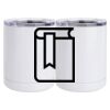 10 oz. White Stainless Steel Short Tumbler Thumbnail