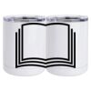 10 oz. White Stainless Steel Short Tumbler Thumbnail
