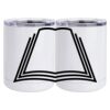 10 oz. White Stainless Steel Short Tumbler Thumbnail