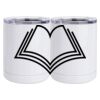 10 oz. White Stainless Steel Short Tumbler Thumbnail