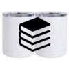 10 oz. White Stainless Steel Short Tumbler Thumbnail
