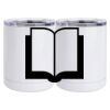 10 oz. White Stainless Steel Short Tumbler Thumbnail