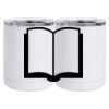 10 oz. White Stainless Steel Short Tumbler Thumbnail