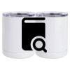 10 oz. White Stainless Steel Short Tumbler Thumbnail