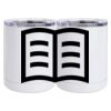 10 oz. White Stainless Steel Short Tumbler Thumbnail