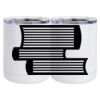 10 oz. White Stainless Steel Short Tumbler Thumbnail