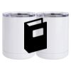 10 oz. White Stainless Steel Short Tumbler Thumbnail