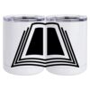 10 oz. White Stainless Steel Short Tumbler Thumbnail