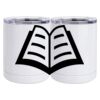 10 oz. White Stainless Steel Short Tumbler Thumbnail