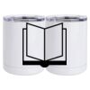 10 oz. White Stainless Steel Short Tumbler Thumbnail