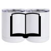 10 oz. White Stainless Steel Short Tumbler Thumbnail