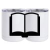 10 oz. White Stainless Steel Short Tumbler Thumbnail