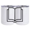 10 oz. White Stainless Steel Short Tumbler Thumbnail