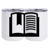 10 oz. White Stainless Steel Short Tumbler Thumbnail