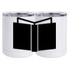10 oz. White Stainless Steel Short Tumbler Thumbnail