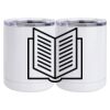 10 oz. White Stainless Steel Short Tumbler Thumbnail
