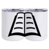 10 oz. White Stainless Steel Short Tumbler Thumbnail
