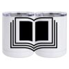 10 oz. White Stainless Steel Short Tumbler Thumbnail