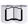 10 oz. White Stainless Steel Short Tumbler Thumbnail