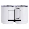 10 oz. White Stainless Steel Short Tumbler Thumbnail