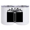 10 oz. White Stainless Steel Short Tumbler Thumbnail