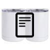 10 oz. White Stainless Steel Short Tumbler Thumbnail