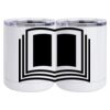 10 oz. White Stainless Steel Short Tumbler Thumbnail