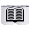 10 oz. White Stainless Steel Short Tumbler Thumbnail
