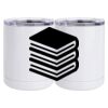 10 oz. White Stainless Steel Short Tumbler Thumbnail