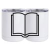 10 oz. White Stainless Steel Short Tumbler Thumbnail