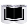 10 oz. White Stainless Steel Short Tumbler Thumbnail