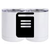 10 oz. White Stainless Steel Short Tumbler Thumbnail
