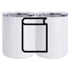 10 oz. White Stainless Steel Short Tumbler Thumbnail