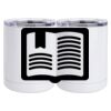 10 oz. White Stainless Steel Short Tumbler Thumbnail