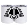 10 oz. White Stainless Steel Short Tumbler Thumbnail