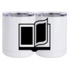 10 oz. White Stainless Steel Short Tumbler Thumbnail