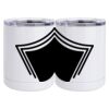 10 oz. White Stainless Steel Short Tumbler Thumbnail