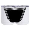 10 oz. White Stainless Steel Short Tumbler Thumbnail