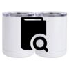 10 oz. White Stainless Steel Short Tumbler Thumbnail