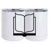 10 oz. White Stainless Steel Short Tumbler Thumbnail