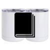 10 oz. White Stainless Steel Short Tumbler Thumbnail