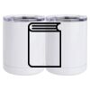 10 oz. White Stainless Steel Short Tumbler Thumbnail