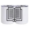 10 oz. White Stainless Steel Short Tumbler Thumbnail